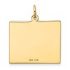 Black Bow Jewelry 14k Yellow Gold Friday Start Perpetual Calendar Charm or Pendant, 22mm - 3 of 4