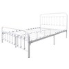 CAVINAS Queen Size Bed Frame for Bedroom,Metal Platform Bed with Victorian Style Headboard,No Box Spring Needed - 4 of 4