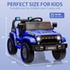 12V Kids Ride On Truck Car w/Remote Control, Spring Suspension, 3 Speeds, LED Light, Music & Horn - 4 of 4