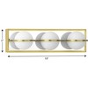 Progress Lighting Pearl 3-Light LED Modern Bath Vanity Light, Steel, Matte Black, Opal Glass Shade - image 2 of 2