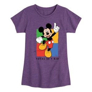 Girls' - Disney - Total 90s Kid Fitted Short Sleeve Graphic T-Shirt - 1 of 4