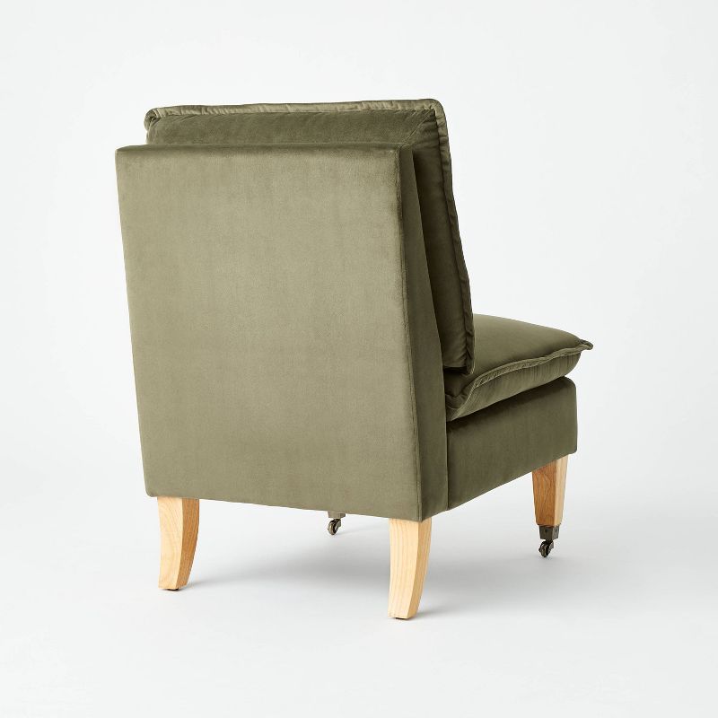 Talbert Pillow Top Slipper Chair with Casters - Threshold™ designed with Studio McGee, 5 of 15