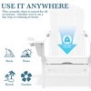 Hyleory 3-Level Adjustable Patio Accent Chair with Retractable Ottoman, Cup & Phone Holders - 4 of 4