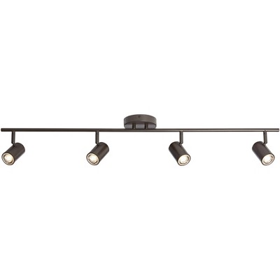 Pro Track Vester 4-Light Bronze 8.5 Watt GU10 LED Track Fixture