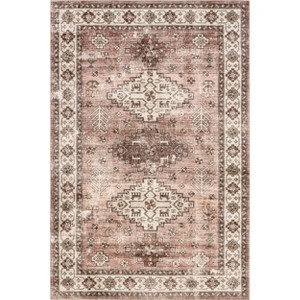 Lauren Liess x Rugs USA - Barbary Distressed Machine Washable Indoor Area Rug - 1 of 4