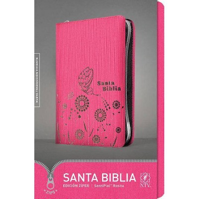 Santa Biblia Ntv, Edicion Ziper - (Leather Bound)