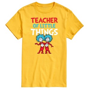 Men's - Dr. Seuss - Teacher Of Little Things Short Sleeve Graphic T-Shirt - 1 of 4
