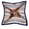 Allegra K Women's Floral Leopard Polka Dots Striped Print Square Kerchief Neck Scarf Shawl - 3 of 4