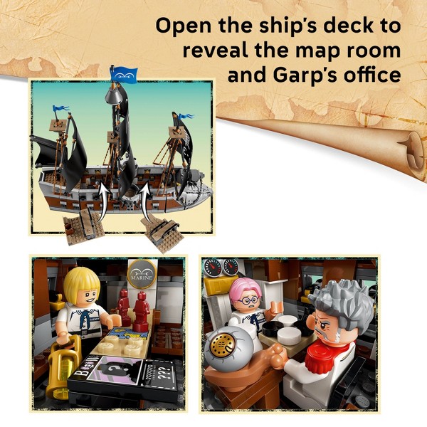 LEGO ONE PIECE Acorazado Marino de Garp 75646 3