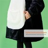 Joyfy Wearable Blanket Hoodie for Kids Adults Christmas Oversized Flannel Fleece Sweatshirt Blanket Cozy Blanket Birthday Gift for Family Girls Boys - 4 of 4