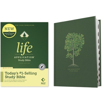 NLT Life Application Study Bible, Third Edition (Red Letter, Hardcover, Indexed)