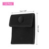 Unique Bargains Velvet Snap Button Gift Storage Jewelry Bags 12 Pcs - 2 of 3