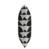 18"x18" Skyline Furniture Square Outdoor Throw Pillows Black and White Halfmoon: Woven Polyester, Zipper Closure - 2 of 4