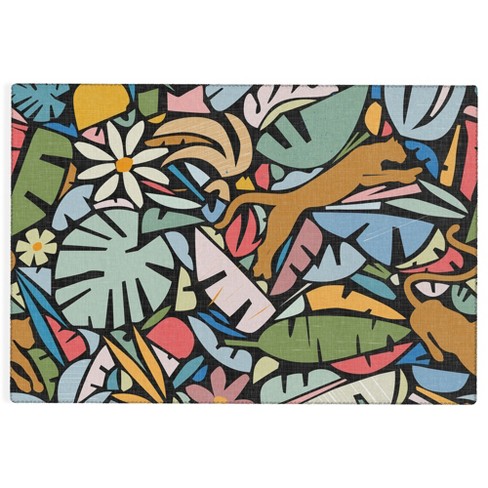 Evamatise Joyful Jungle Maximalist Mode 8' X 12' Rug - Deny Designs ...