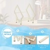 Unique Bargains Stainless Steel Magazine CD Storage Desk Decorative Bookshelf - 3 of 4