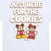 Boys' - Disney - Mickey and Minnie Just Here For The Cookies Christmas Short Sleeve Graphic T-Shirt - 2 of 4