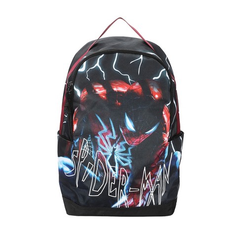 Spider-Man Classic Lightning Character Art 18.5” Adult Blue & Orange Backpack