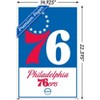 Trends International NBA Philadelphia 76ers - Logo 21 Unframed Wall Poster Prints - 3 of 4