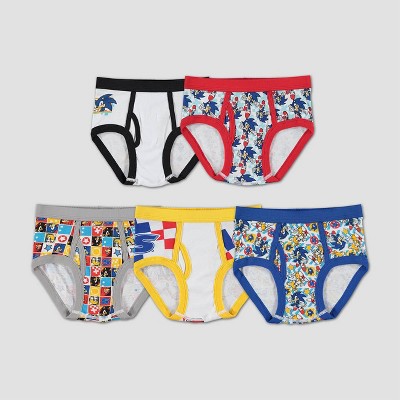 Boys' Sonic The Hedgehog 5pk Briefs : Target