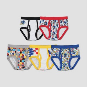 Boys' Sonic the Hedgehog 5pk Briefs - 1 of 3