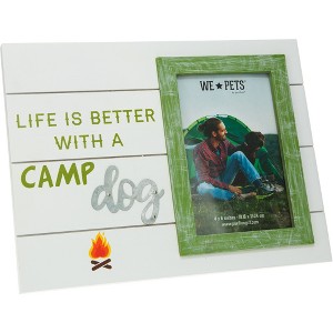 Pavilion Gift Company - Camp Dog - 10.5" x 8" Frame (Holds 6" x 4" Photo)  - Single Image Frames - 1 of 4
