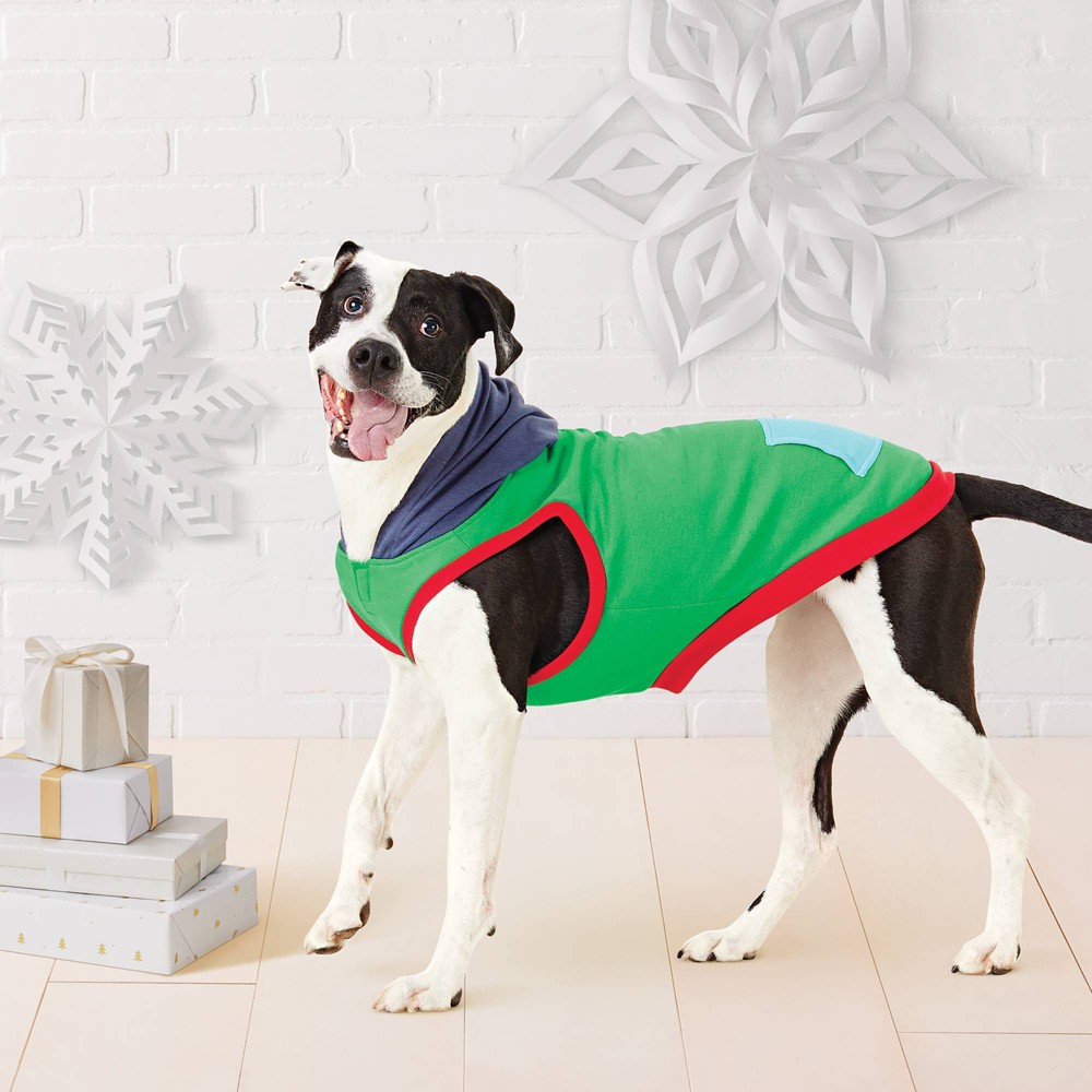 Colorblock Dog Hoodie - Wondershop™ L