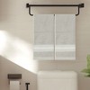 Unique Bargains Comfort and Quick Drying Plaid Pattern Hand Towel for Bathroom Travel Camp 2 Pcs - 2 of 4