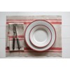 Solino Home Striped Linen Dinner Napkins | French Stripe - 2 of 4