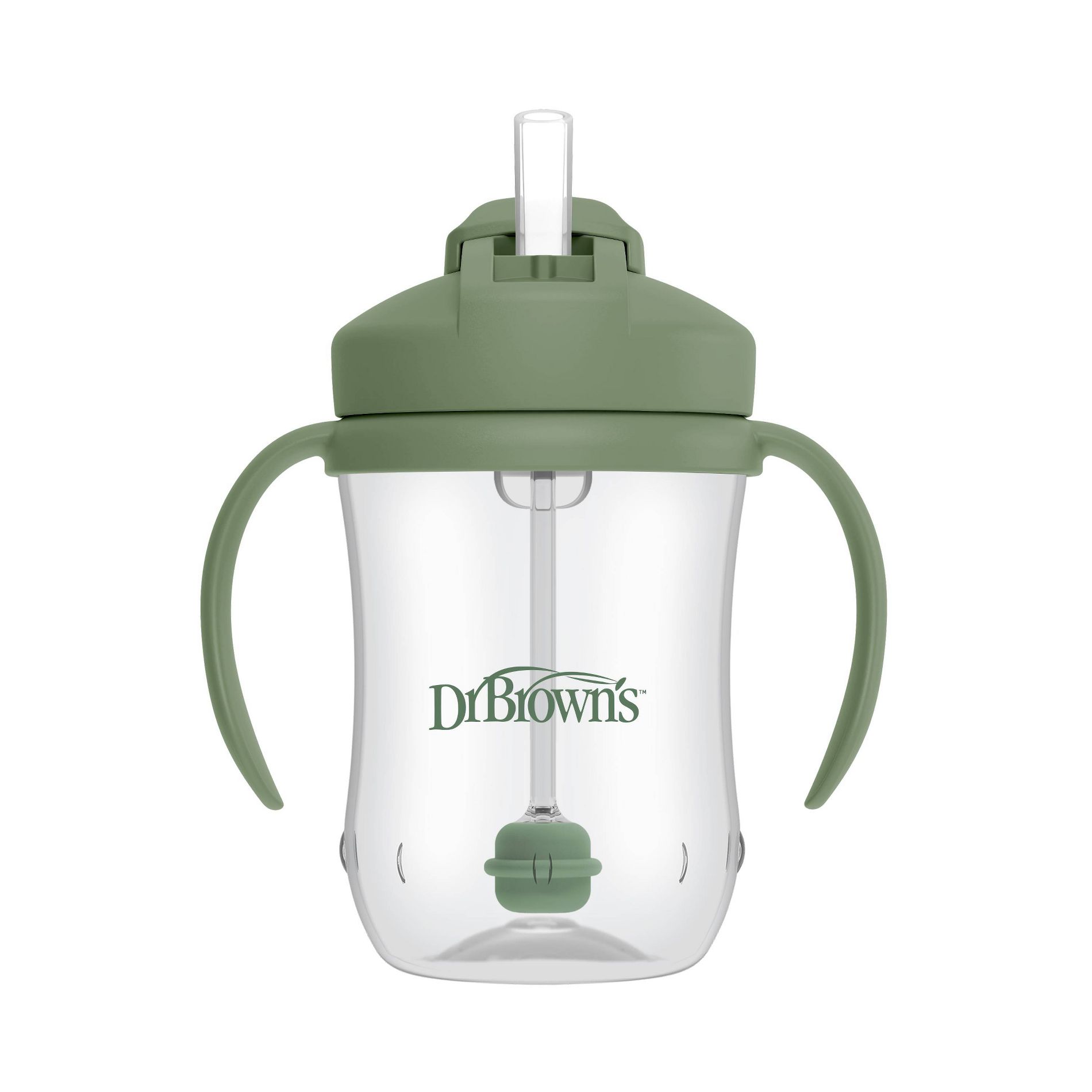 Dr. Brown's Milestones 9 fl oz Baby's First Straw Cup - Sage
