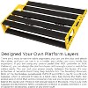 NUX Bumblebee Organizational Portable 2-Level Pedalboard for Guitar and Bass Effects Pedals - 4 of 4