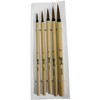 Sax Bamboo Watercolor Paint Brushes, Fine Tip, Assorted Sizes, Set of 5 - 2 of 3