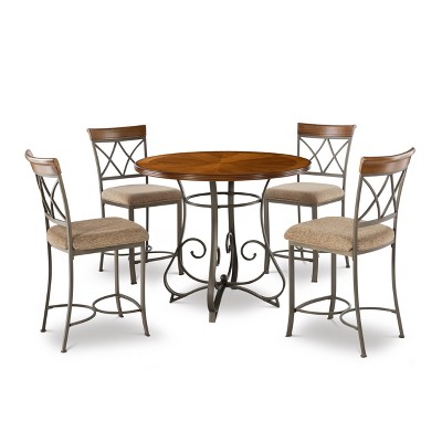 5pc Carter Gathering Dining Sets Brown - Powell Company