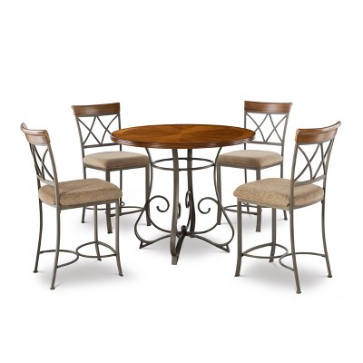 5pc Carter Gathering Dining Sets Brown - Powell Company