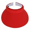 Angela & William Women's Solid Cotton Clip Visor - 2 of 3