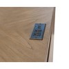 Bristol Traditional Wood Office Desk: Martin Furniture with Butterfly Veneer Tops & Architectural Elements - 4 of 4