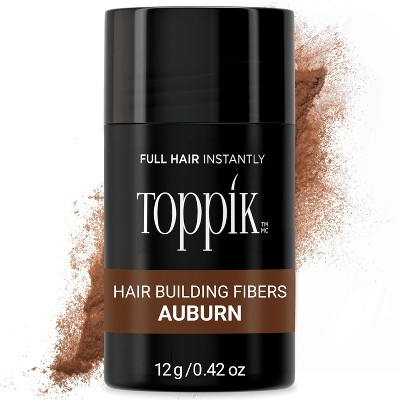Toppik Hair Building Fibers, Fill In Fine or Thinning Hair Instantly Thicker, Fuller Looking Hair , Auburn .42 oz