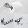 OUTSUPPLY 3 Pieces Bathroom Hardware Accessories Set, Towel Bar, Toilet Paper Holder, Robe Towel Hooks - 3 of 4