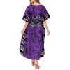 HAPPY BAY Women's Summer Batik Caftan Long Loungewear Dashiki House Dress with Pockets Sleepwear for Women Nightgown plus size - 4 of 4