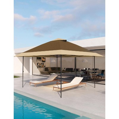 13x13 Pop Up Gazebo Outdoor Canopy Shelter with 4 Stanbags, 8 Stakes Instant Gazebo Tent for Lawn, Garden, Backyard Deck