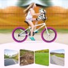 DSVIMOY Freestyle Kids Bike, 20 Inch Single Speed Children's Bicycle for Boys Girls Age 7+ Years, White&Red, 55.12"*25.2"*37" - 3 of 4