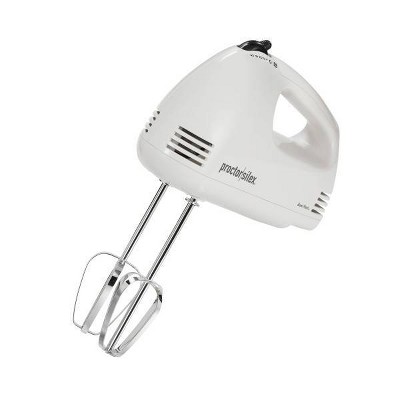 Proctor Silex 62509RY 5-Speed Hand Mixer, White