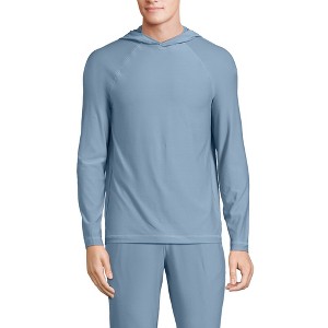 Lands' End Men's Long Sleeve Weekend Weight Hoodie - 1 of 3