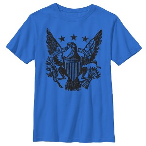 Boy's Lost Gods E Pluribus Unum America Eagle T-Shirt - 1 of 4