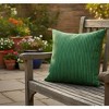 Abstract Splash Green Climaweave Pillow – 18x18 inch Polyester Accent by Manual Woodworkers and Weavers - 2 of 3