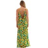 Riviera Sun Womens Maxi Dress  Tie Die Spaghetti Strap Long Sundress  Summer Dresses - 3 of 3