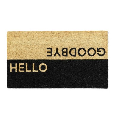 tag Hello Goodbye Pvc Coir Mat