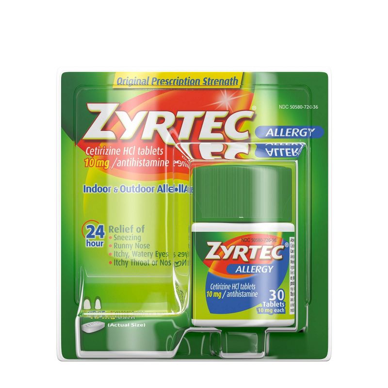 Zyrtec 24 Hour Allergy Relief Tablets - Cetirizine HCl, 3 of 17