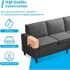 Mjkone Convertible Sectional Sofa Couch, 3-Seat L-Shaped Sofa with Storage Ottoman - 4 of 4