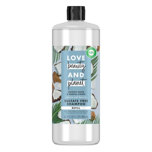 Love Beauty Planet Coconut Water Mimosa Flower Sulfate Free Shampoo Refill 32 3 Fl Oz Target