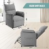 COZONY Power Lift Recliner Chair with Remote,Recliner Rocking Function Padded Backrest Side Pockets - 4 of 4
